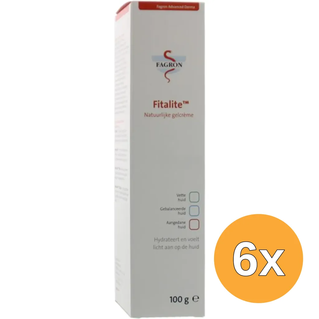 6x Fagron Fitalite gel creme (100 gr)