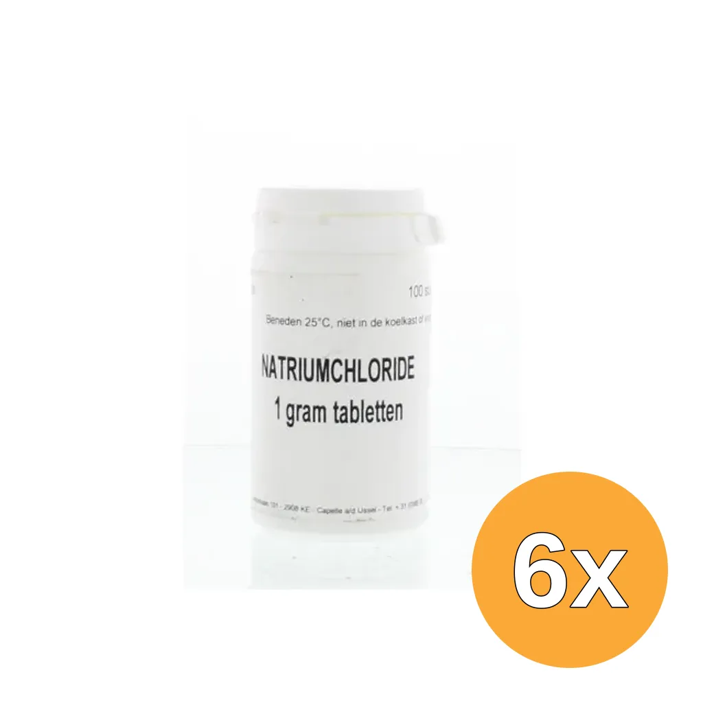 6x Fagron Natriumchloride 1g (100 stuks)