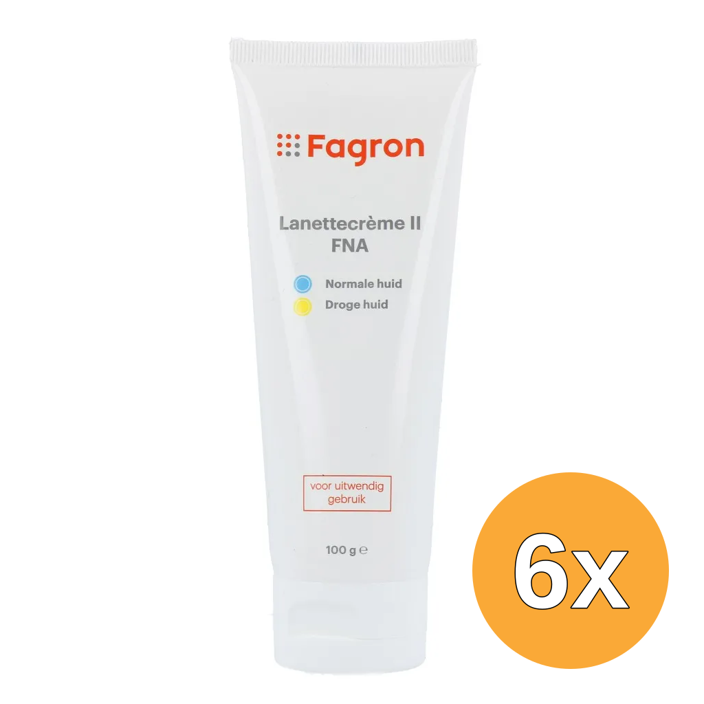 6x Fagron Lanettecrème II Fna (100 gr)