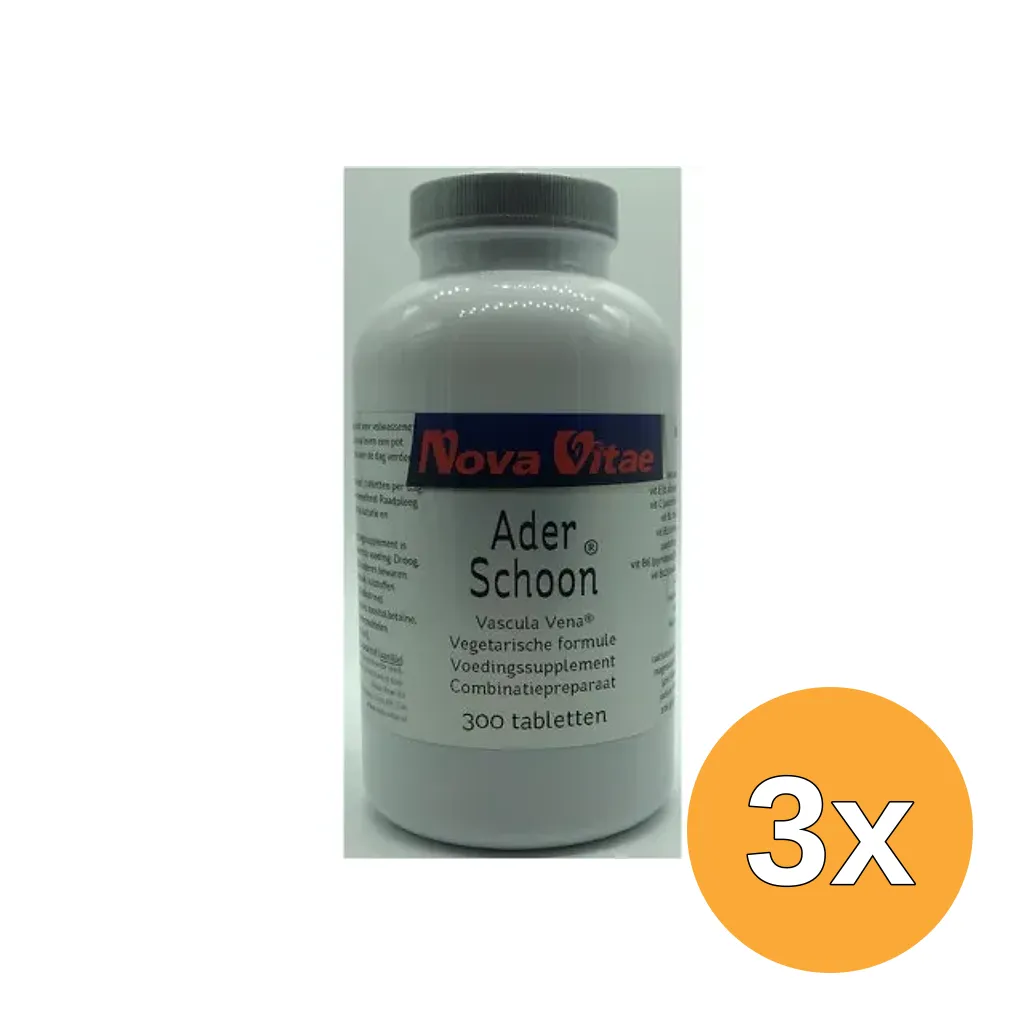3x Nova Vitae Aderschoon (300 tabletten)