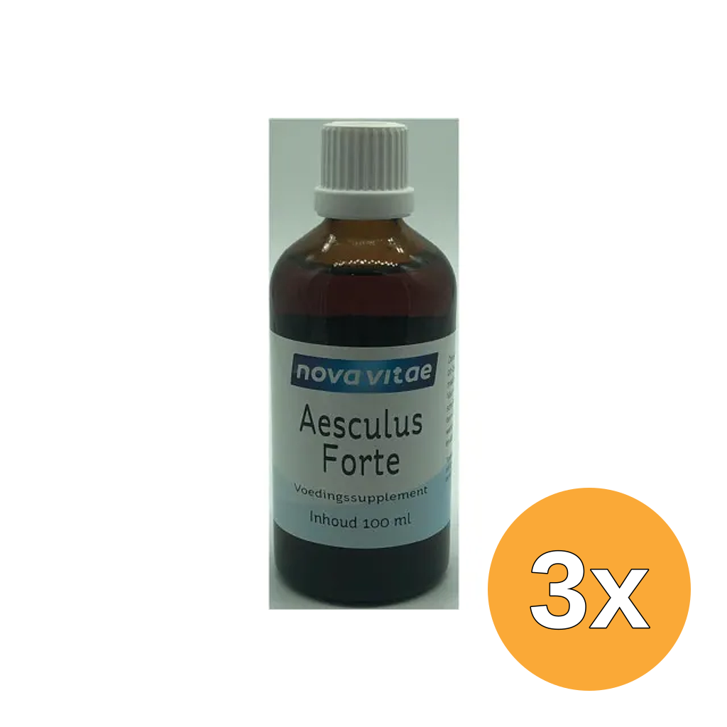3x Nova Vitae Aesculus forte (100 ml)