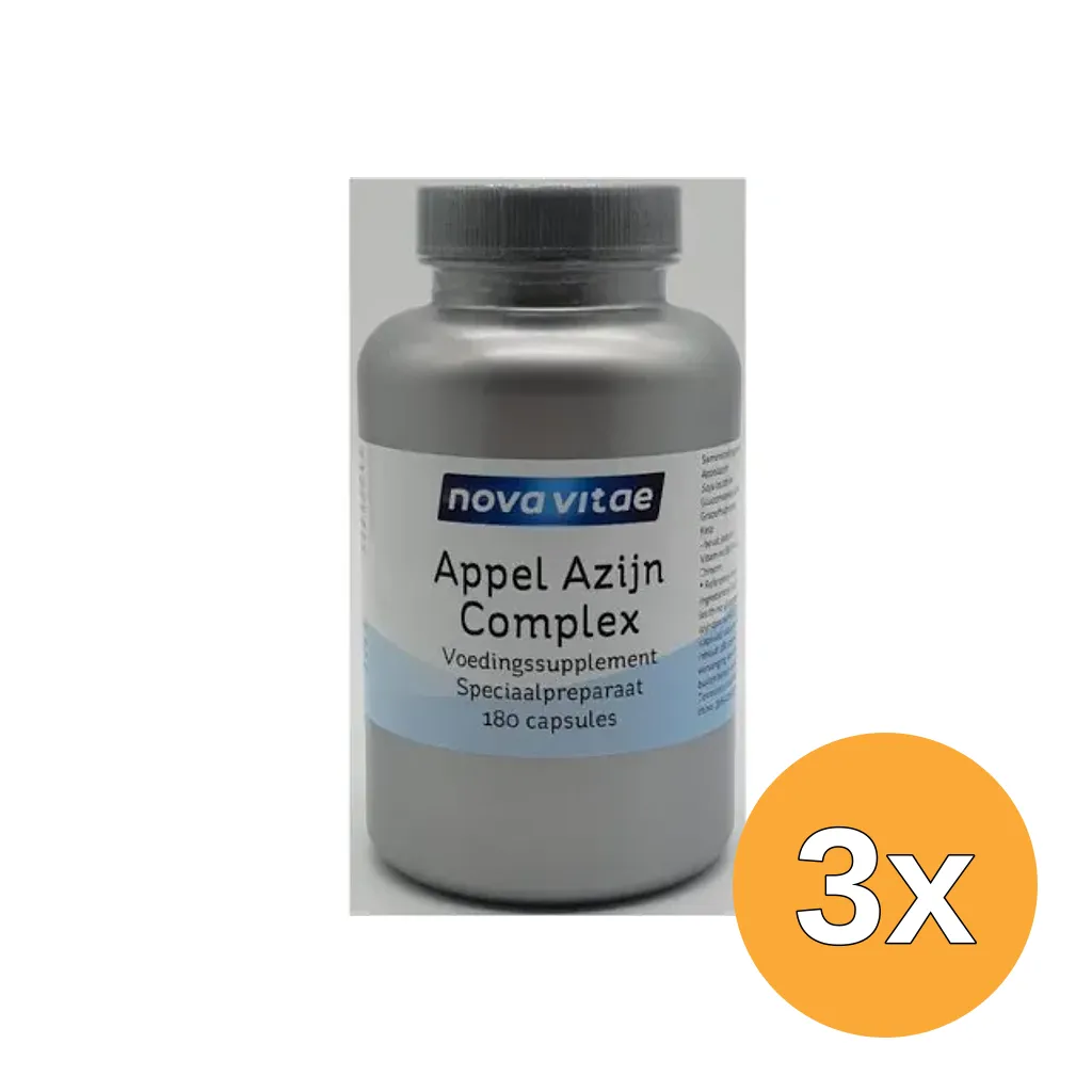 3x Nova Vitae Appelazijn Complex (180 capsules)