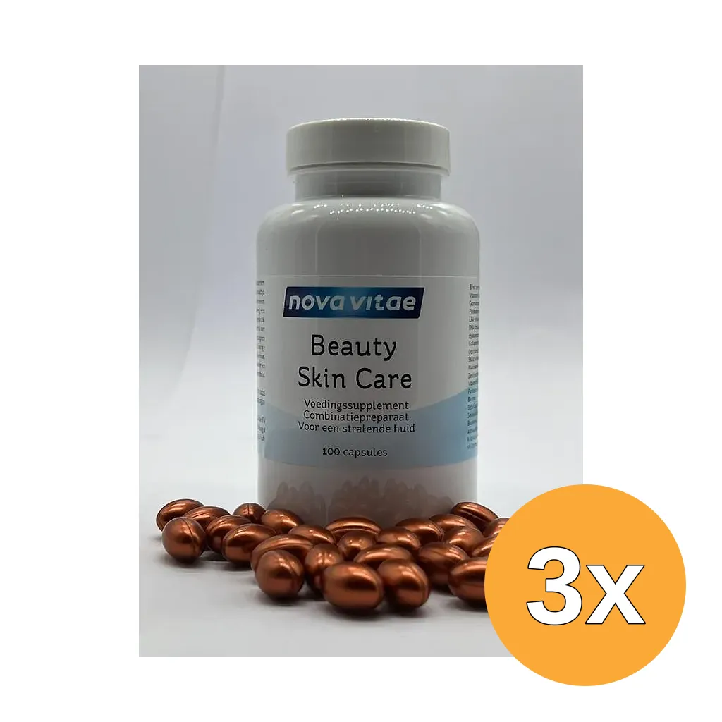 3x Nova Vitae Beauty Skin Care (100 capsules)