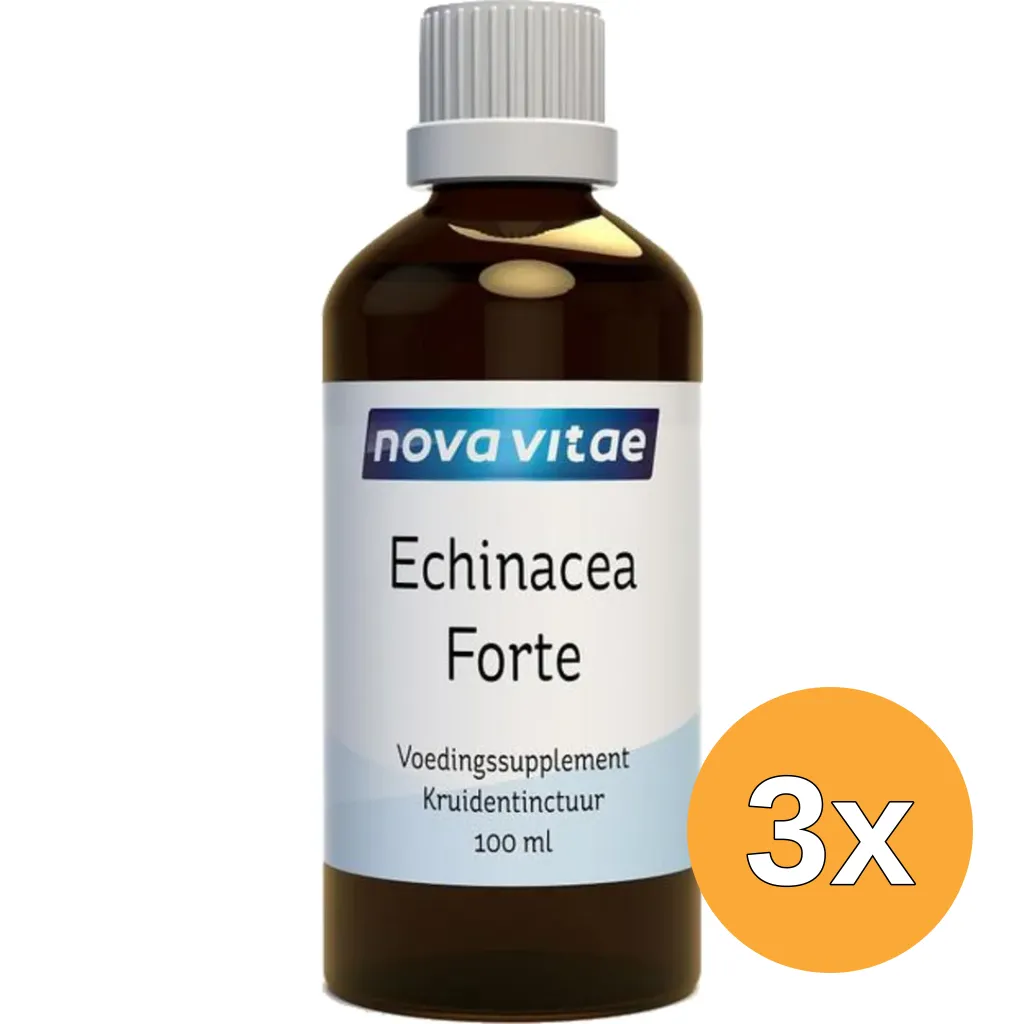 3x Nova Vitae Echinacea Forte (100 ml)