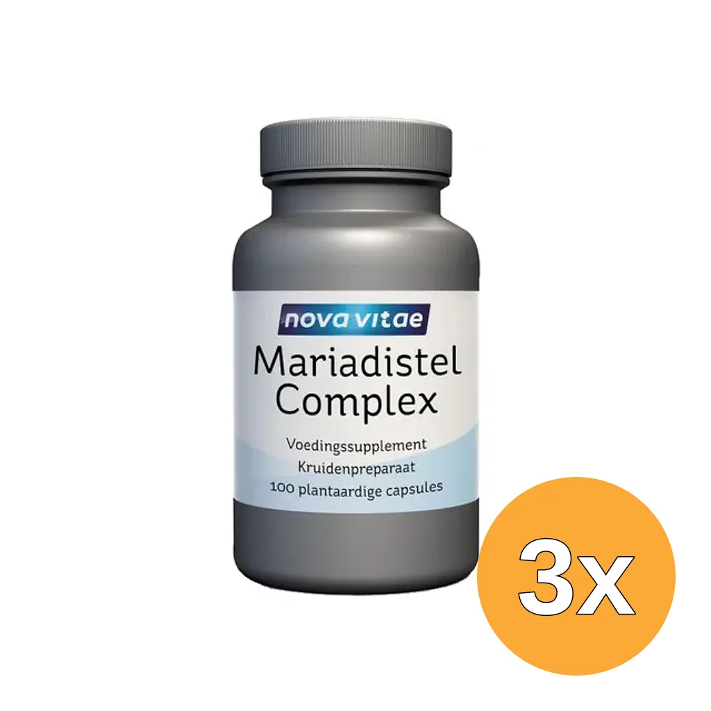 3x Nova Vitae Mariadistel complex (100 capsules)