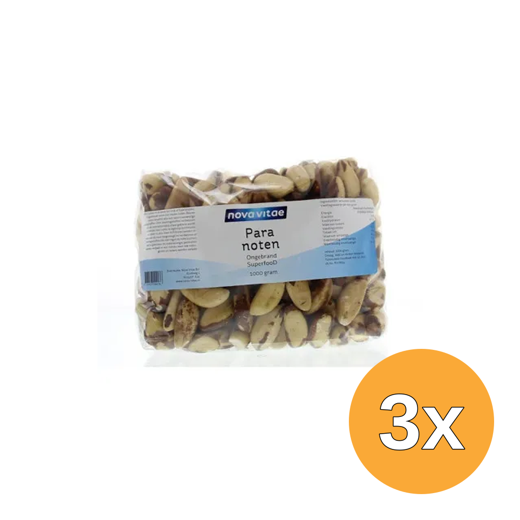 3x Nova Vitae Paranoten Ongebrand Raw (1000 gr)