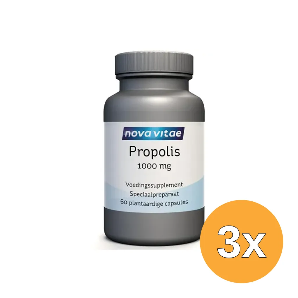 3x Nova Vitae Propolis Extract 1000 Mg (60 capsules)