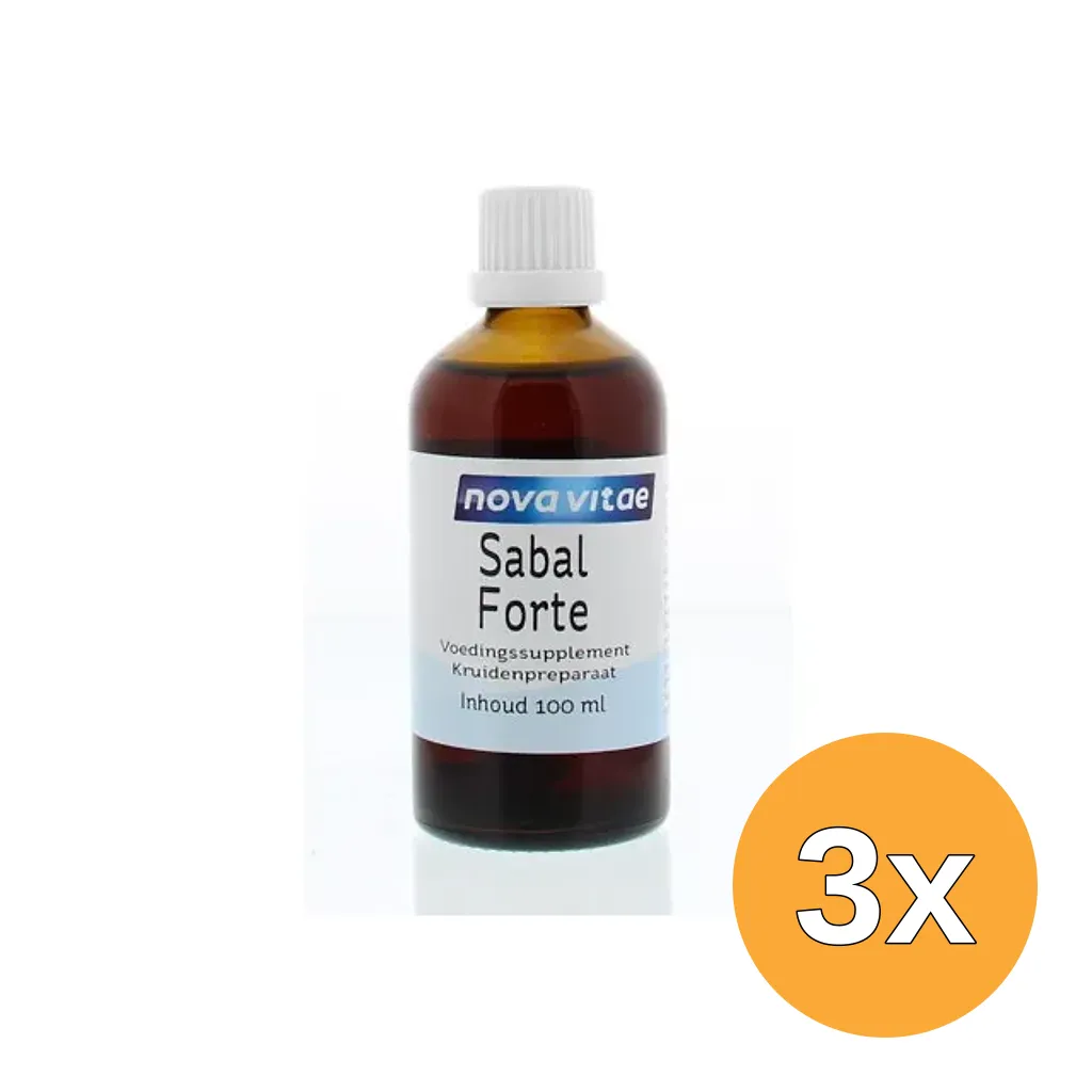 3x Nova Vitae Sabal forte (100 ml)