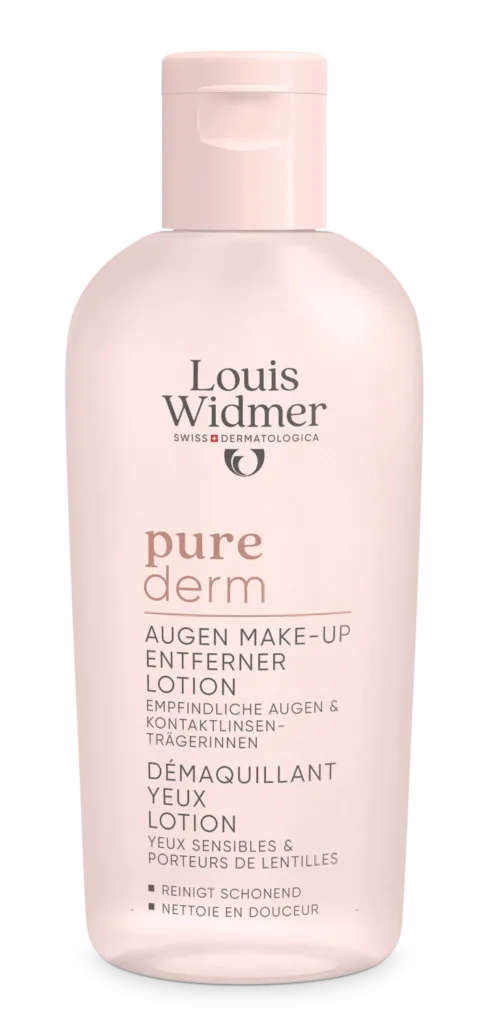 Louis Widmer Purederm Oogmake-up Reiniging Lotion zonder Parfum (100 ml)