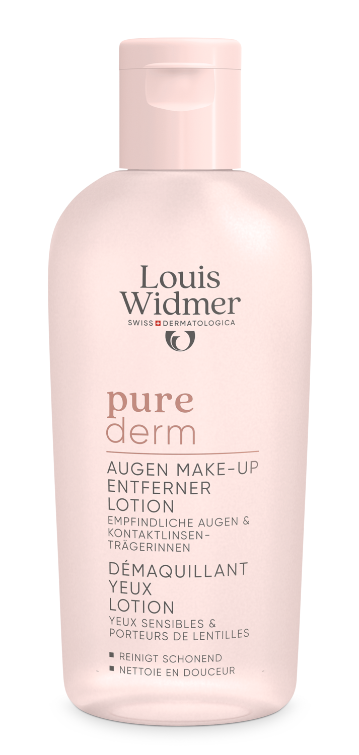 Louis Widmer Purederm Oogmake-up Reiniging Lotion zonder Parfum (100 ml)