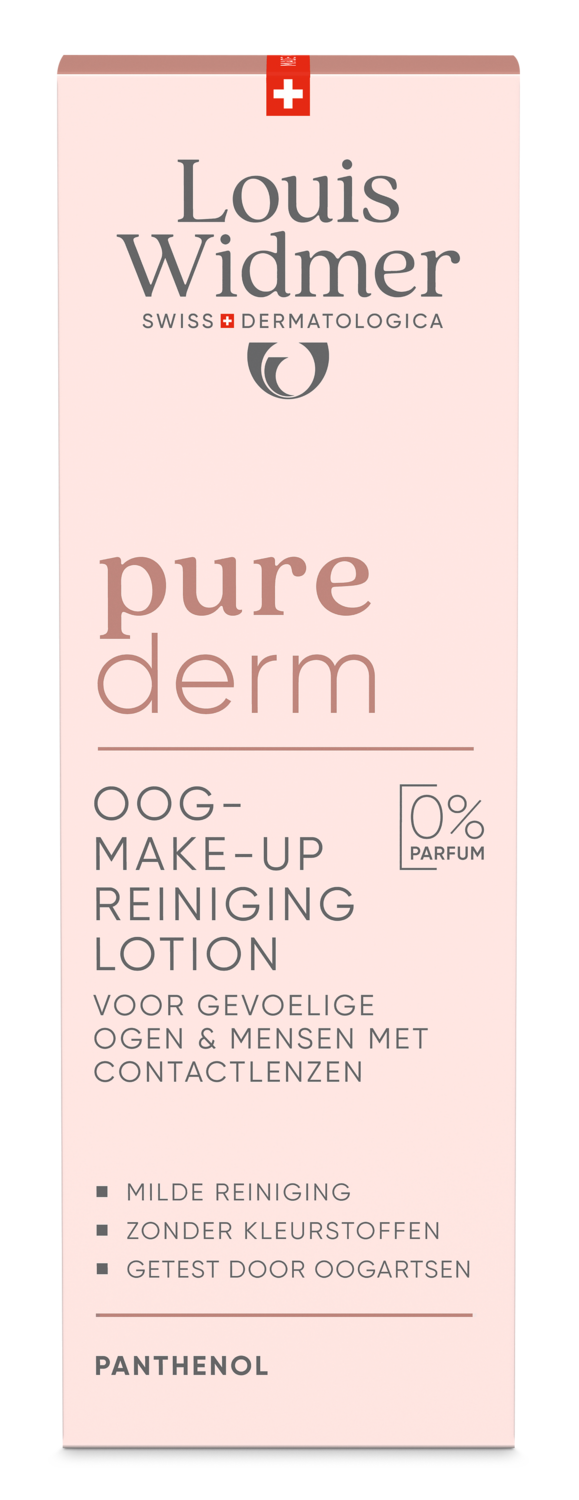 Louis Widmer Purederm Oogmake-up Reiniging Lotion zonder Parfum (100 ml)