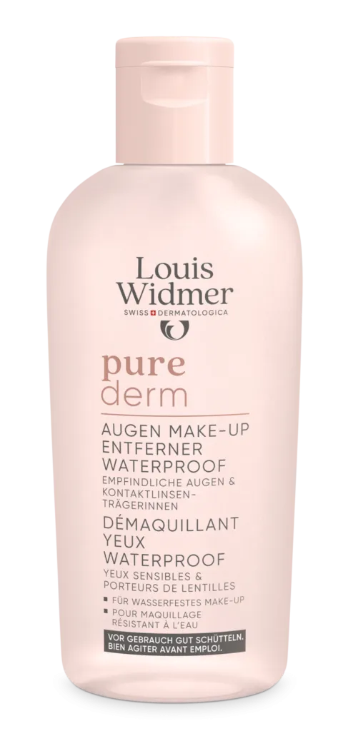 Louis Widmer Purederm Oogmake-up Reiniging Waterproof zonder Parfum (100 ml)