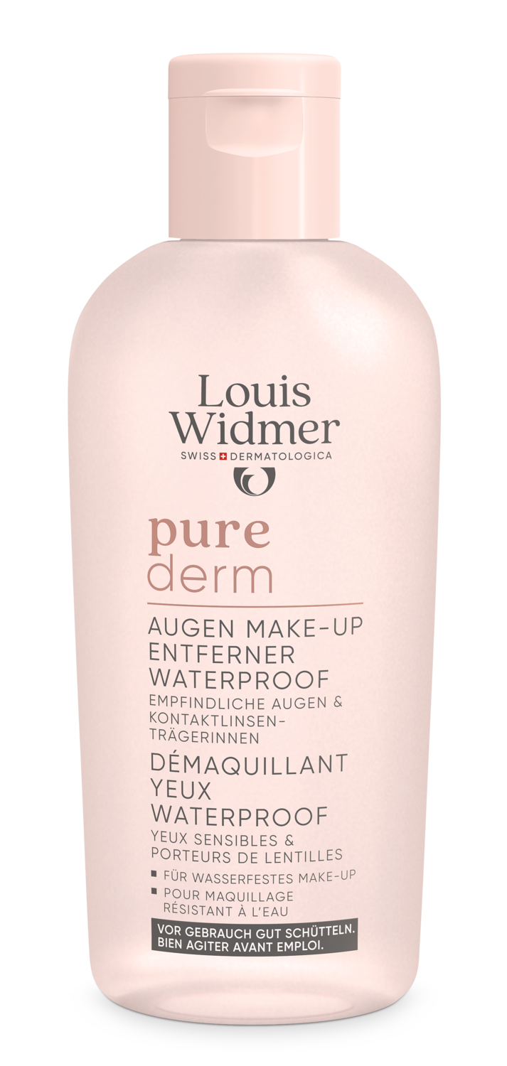 Louis Widmer Purederm Oogmake-up Reiniging Waterproof zonder Parfum (100 ml)