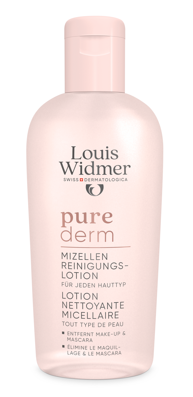 Louis Widmer Purederm Micellaire Reinigingslotion zonder Parfum (200 ml)