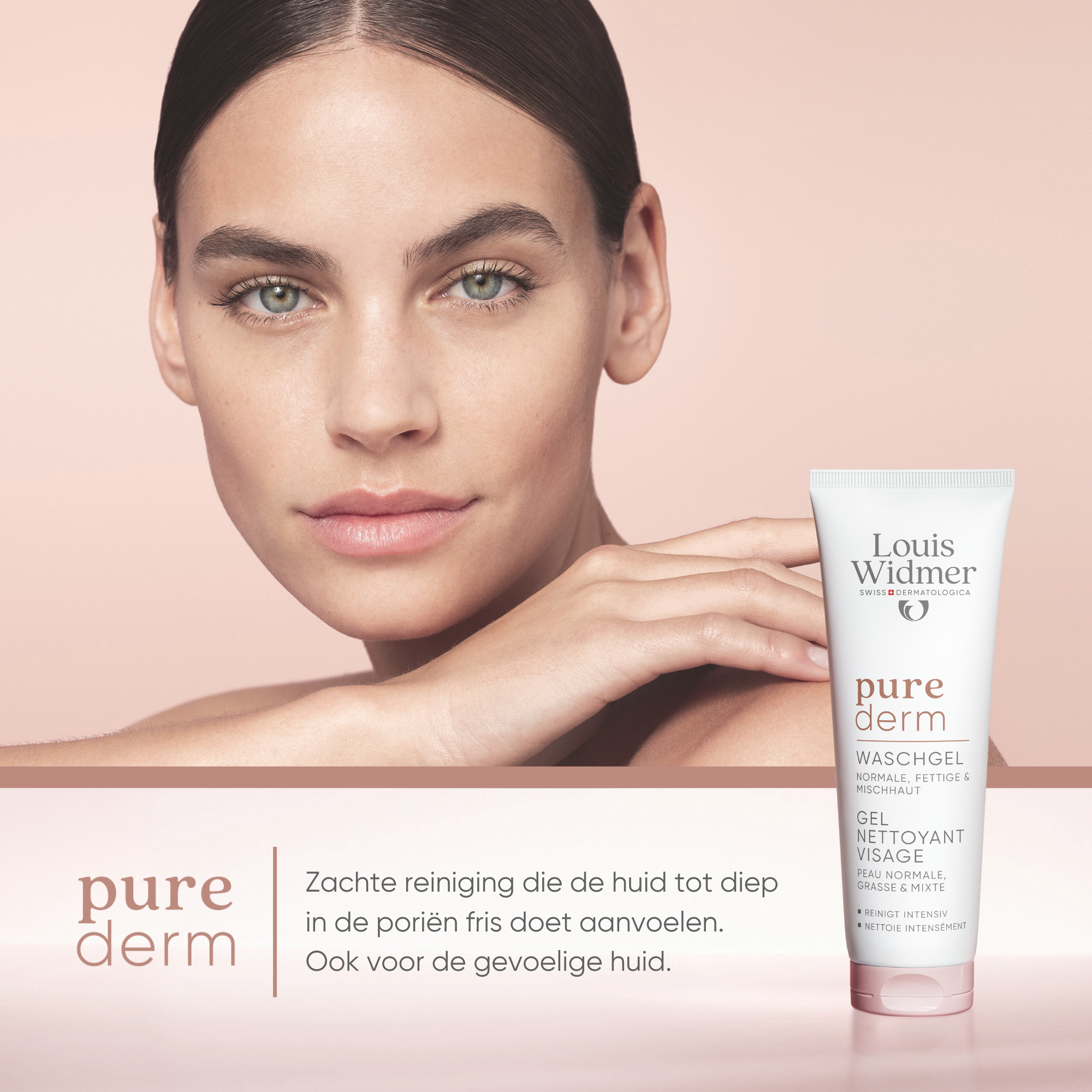 Louis Widmer Purederm Wash Gel Gezicht Licht Geparfumeerd (125 ml) - image 8
