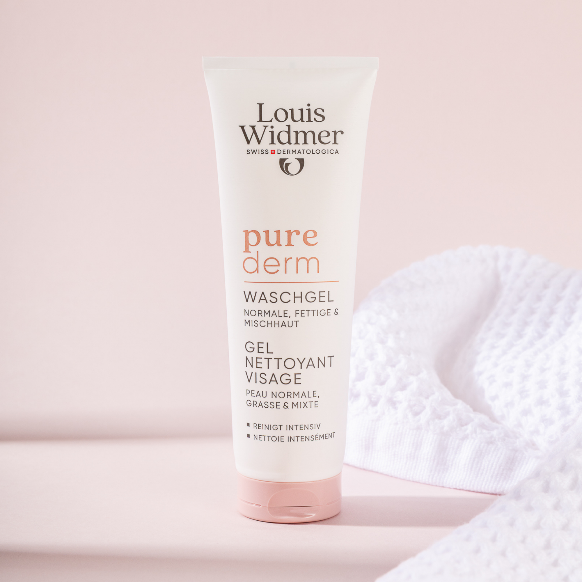 Louis Widmer Purederm Wash Gel Gezicht zonder Parfum (125 ml) - image 2