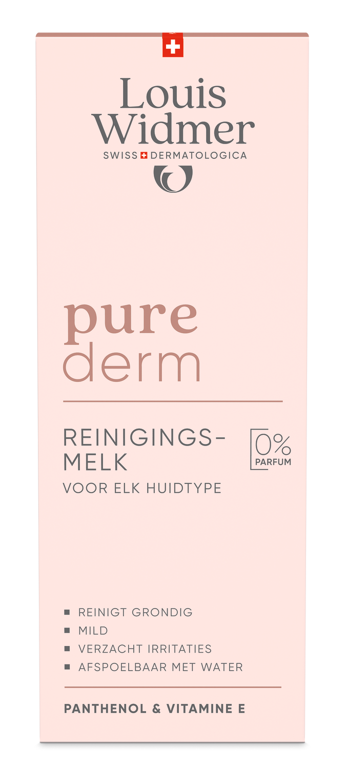 Louis Widmer Purederm Reinigingsmelk zonder Parfum (200 ml)