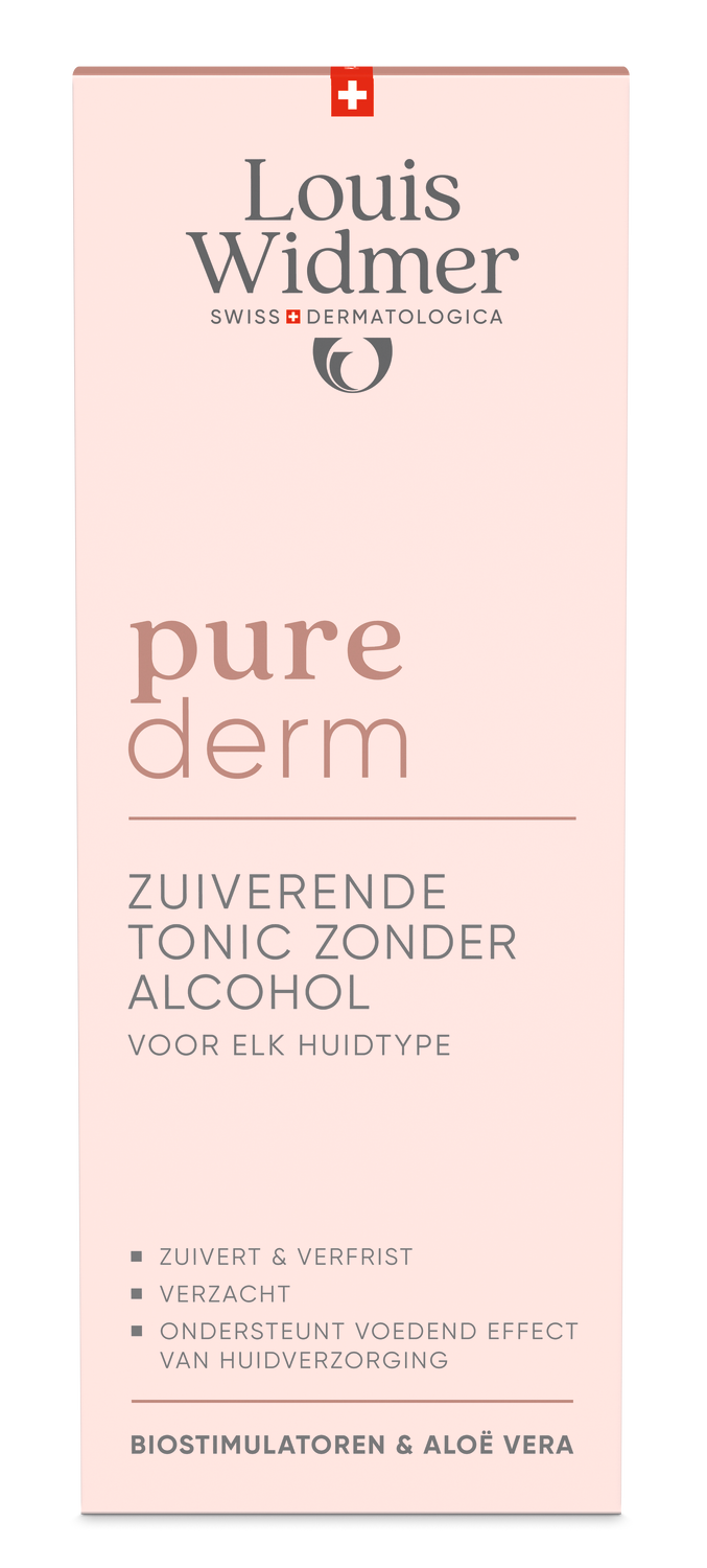Louis Widmer Purederm Zuiverende Tonic zonder Alcohol Licht Geparfumeerd (200 ml)