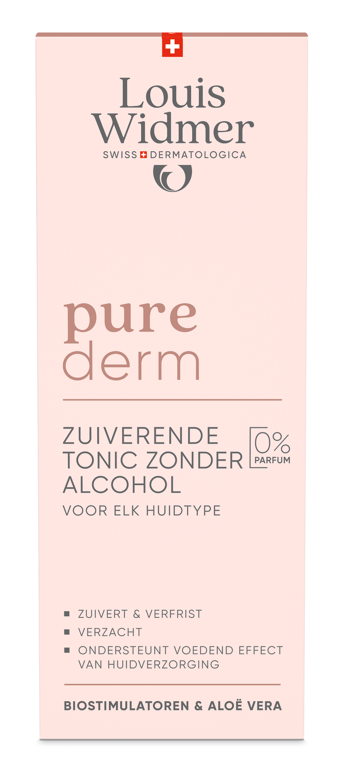 Louis Widmer Purederm Zuiverende Tonic zonder Alcohol zonder Parfum (200 ml)