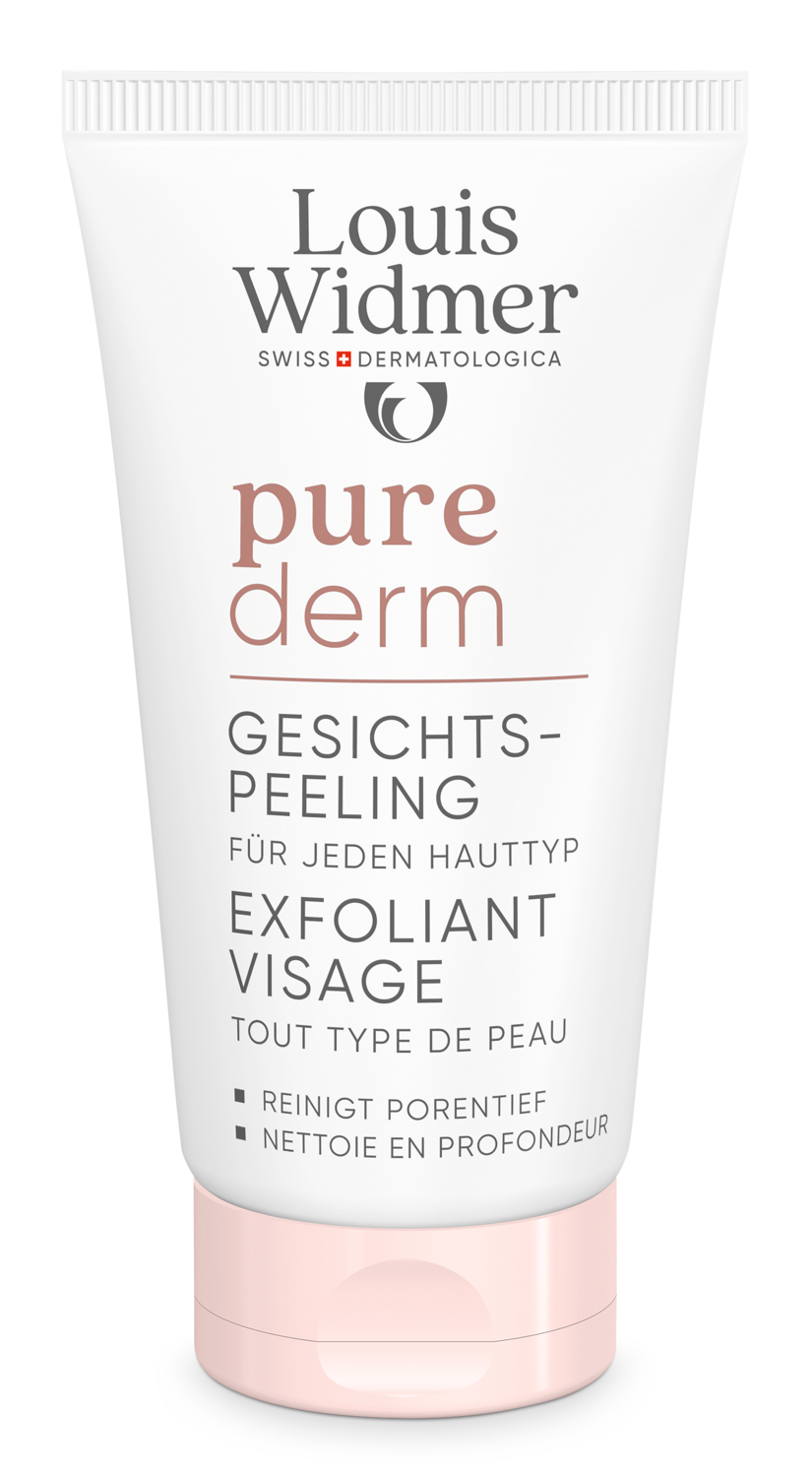 Louis Widmer Purederm Gezichtspeeling Licht Geparfumeerd (50 ml)