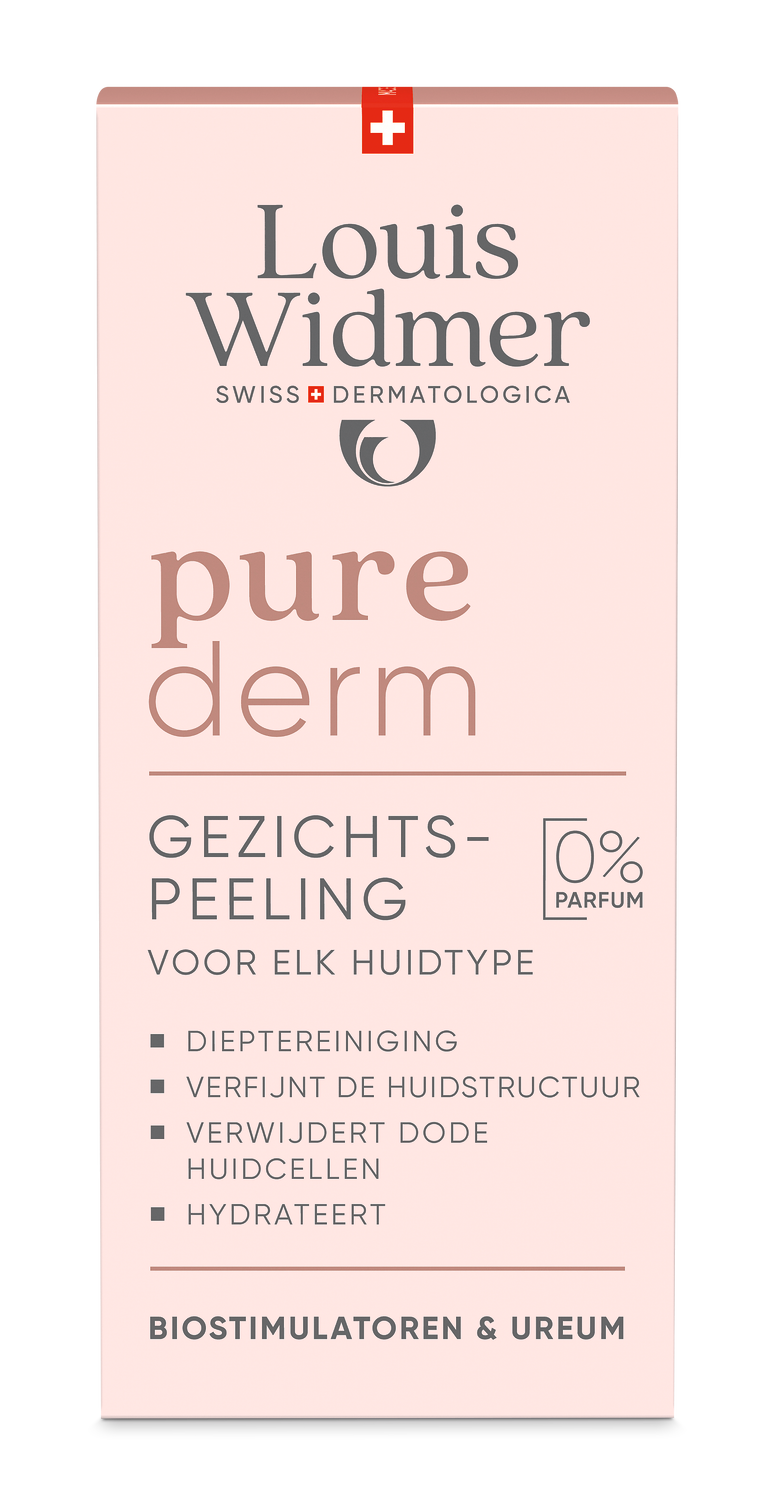Louis Widmer Purederm Gezichtspeeling zonder Parfum (50 ml)