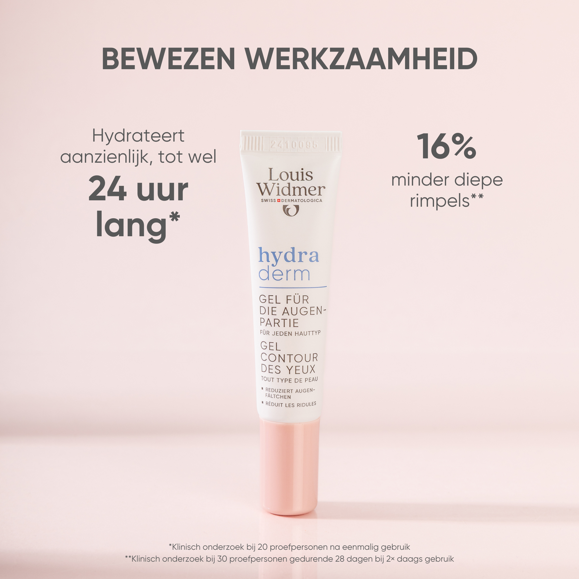 Louis Widmer Hydraderm Oogomtrekgel Licht Geparfumeerd (15 ml) - image 3