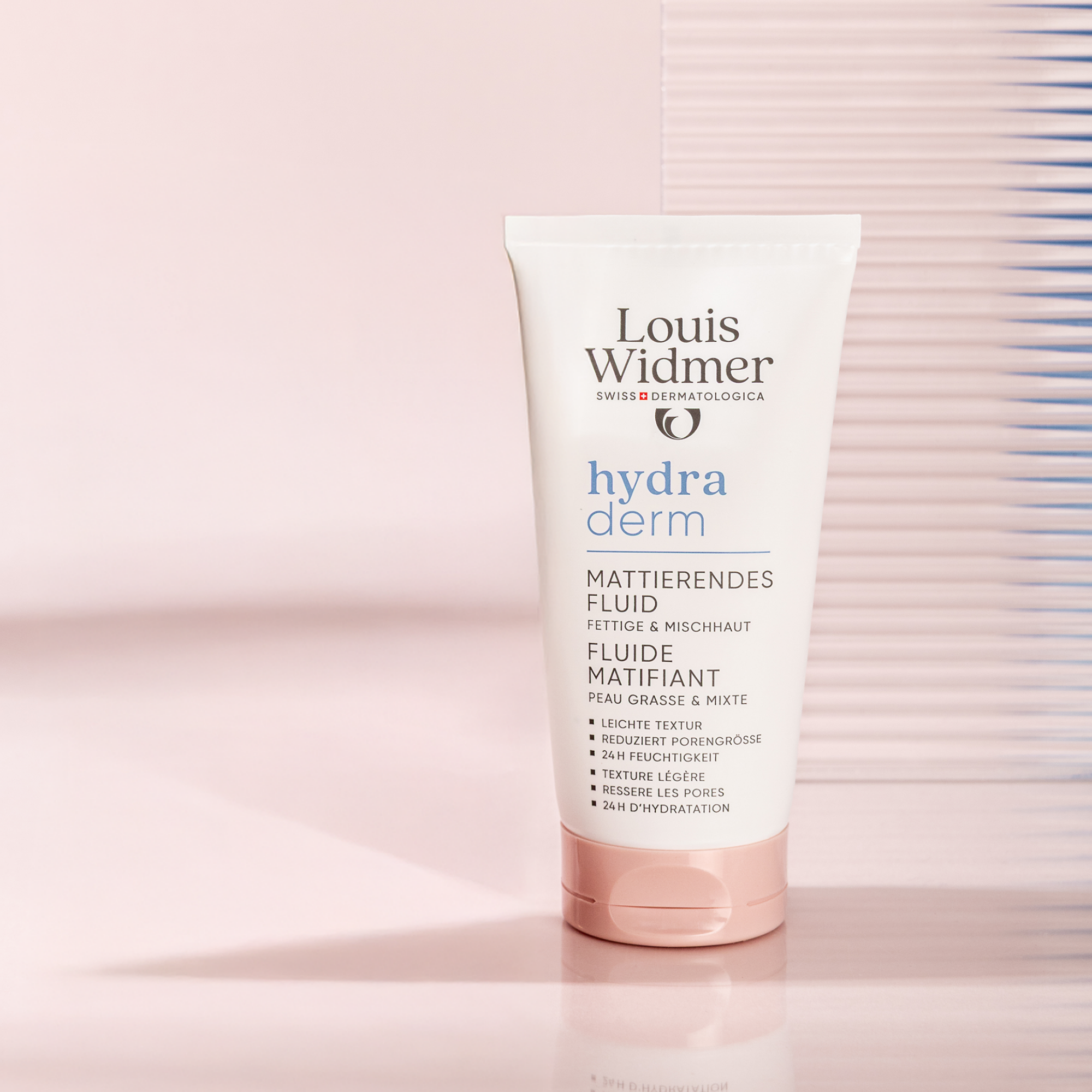Louis Widmer Hydraderm Matterende Fluide Licht Geparfumeerd (50 ml) - image 2