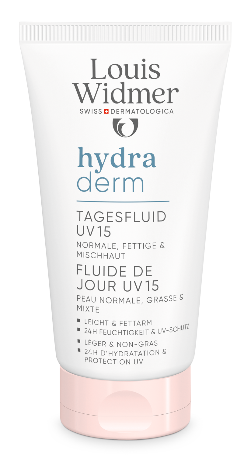 Louis Widmer Hydraderm Dag Fluide Uv 15 Licht Geparfumeerd (50 ml)