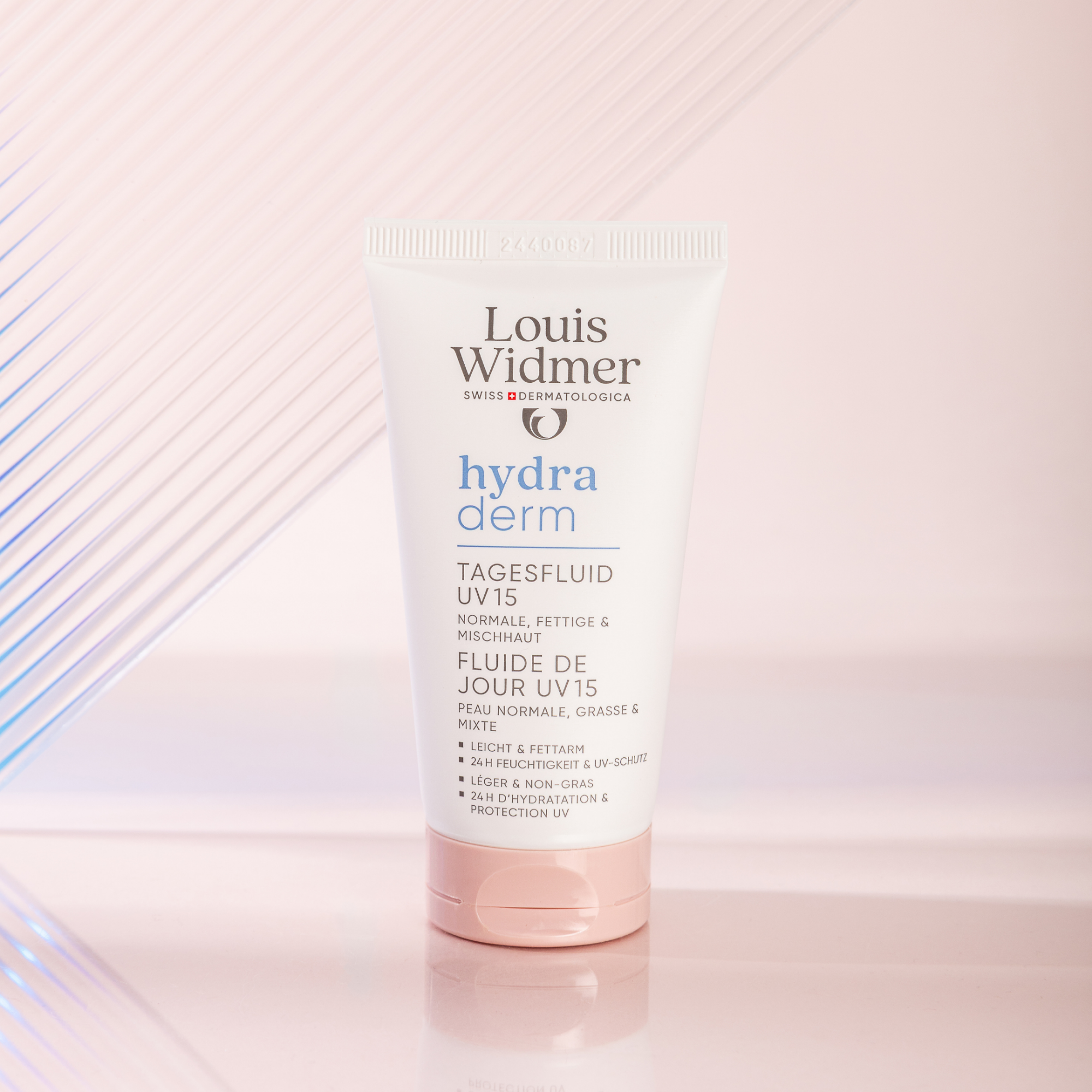 Louis Widmer Hydraderm Dag Fluide Uv 15 zonder Parfum (50 ml) - image 2
