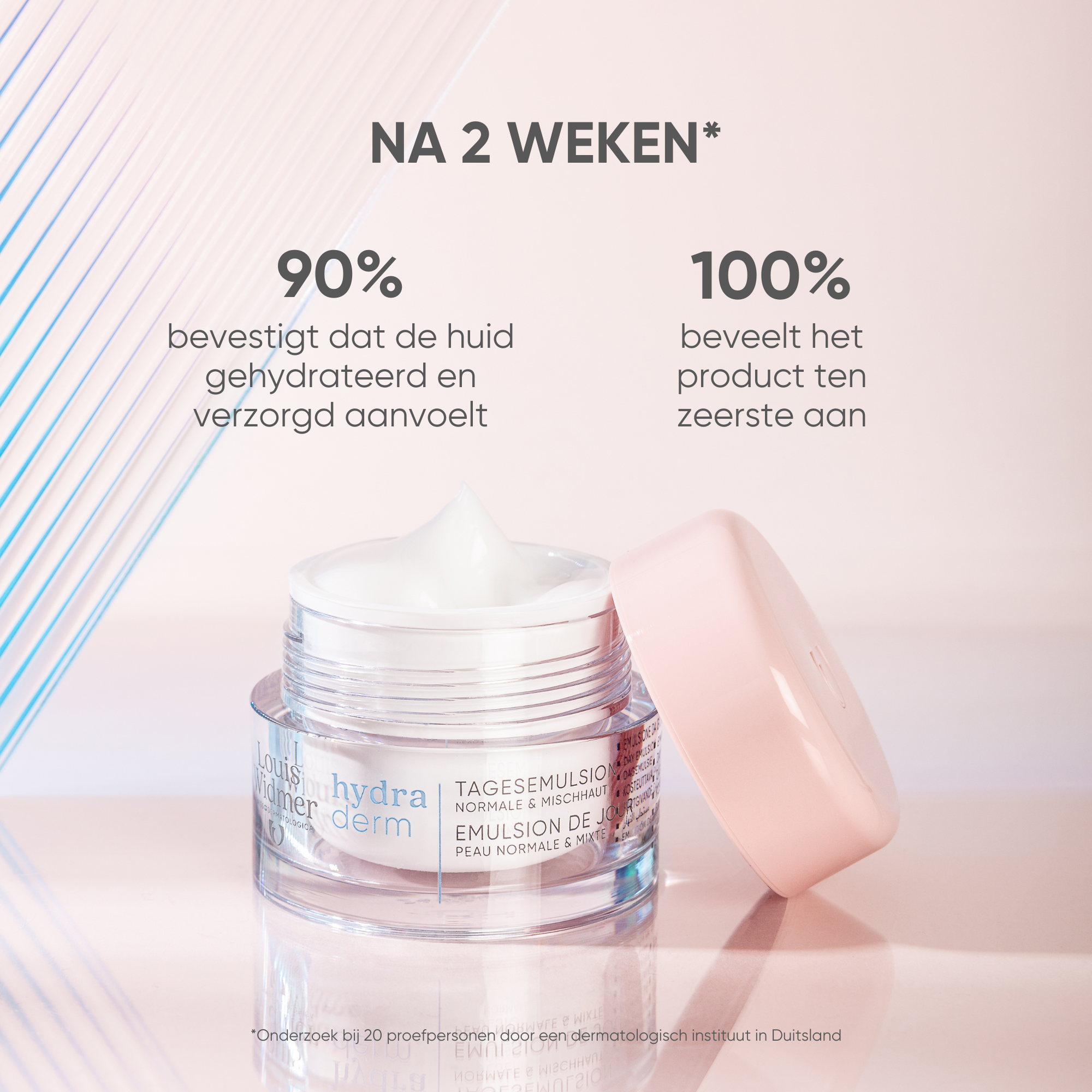 Louis Widmer Hydraderm Dagemulsie zonder Parfum (50 ml) - image 3
