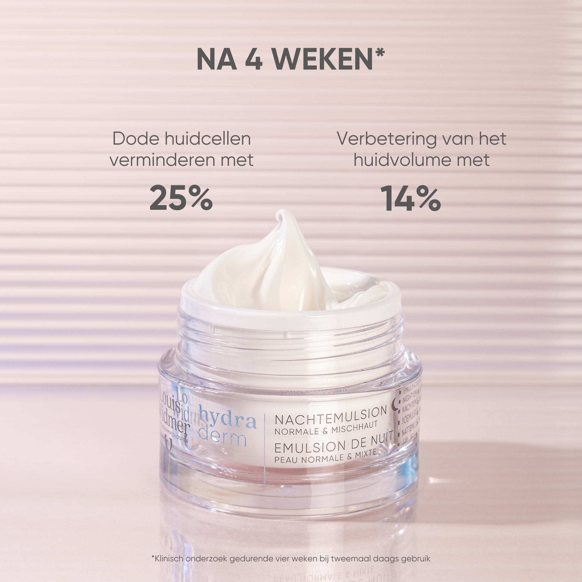 Louis Widmer Hydraderm Nachtemulsie zonder Parfum (50 ml) - image 3