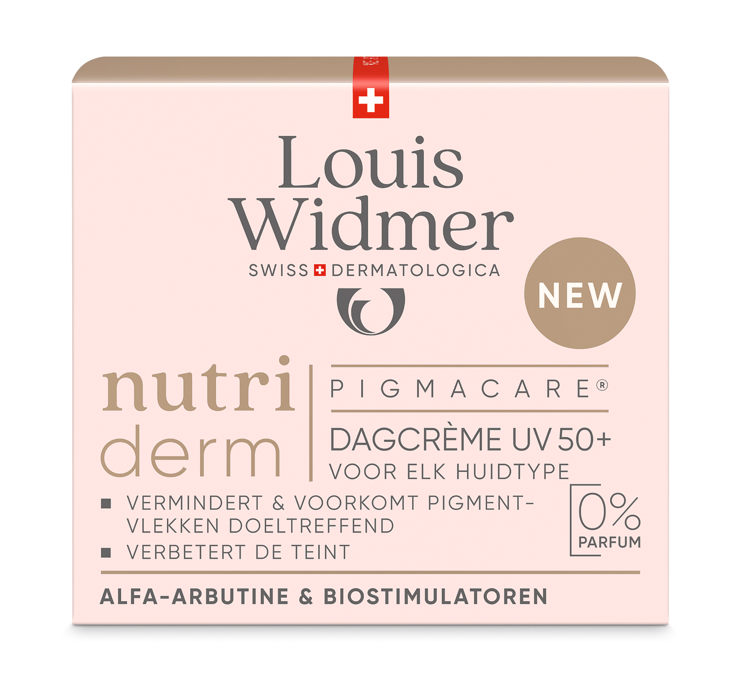 Louis Widmer Nutriderm Pigmacare® Dagcrème Uv 50+ zonder Parfum (50 ml)