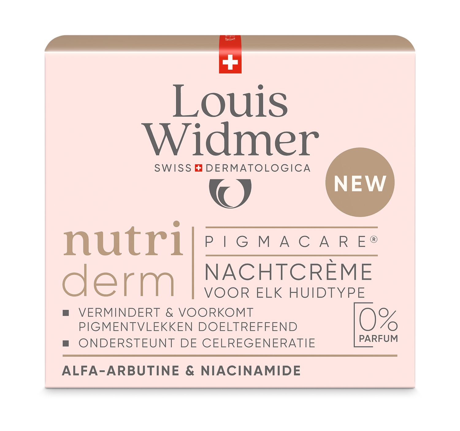 Louis Widmer Nutriderm Pigmacare® Nachtcrème zonder Parfum (50 ml)