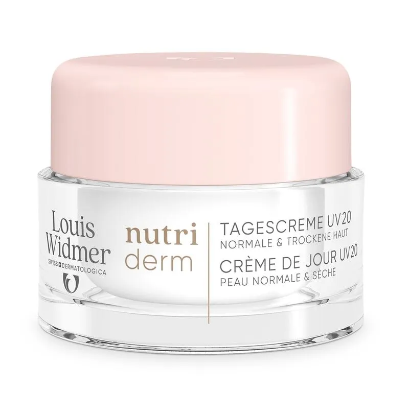 Louis Widmer Nutriderm Dagcrème Uv 20 zonder Parfum (50 ml)