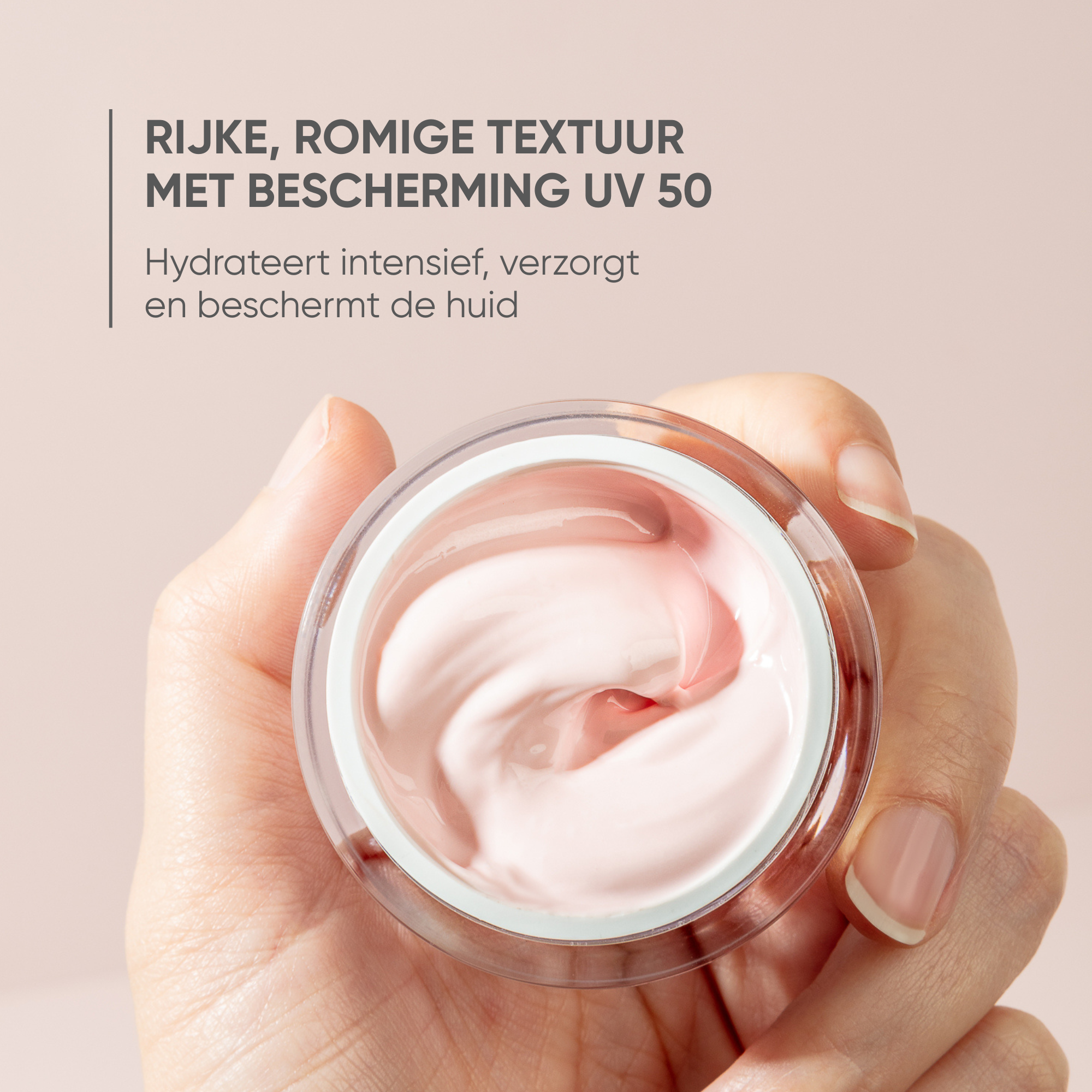 Louis Widmer Nutriderm Dagcrème Éclat Rosé Uv 50 zonder Parfum (50 ml) - image 4