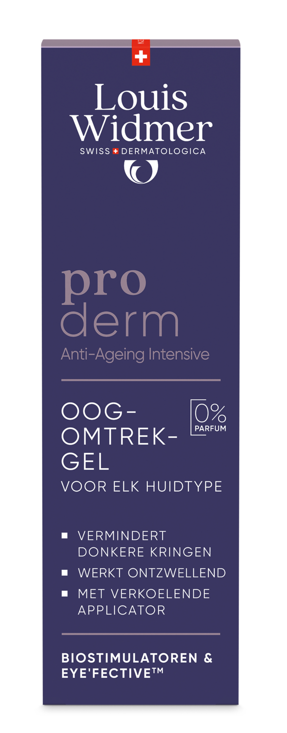 Louis Widmer Proderm Oogomtrekgel zonder Parfum (15 ml)