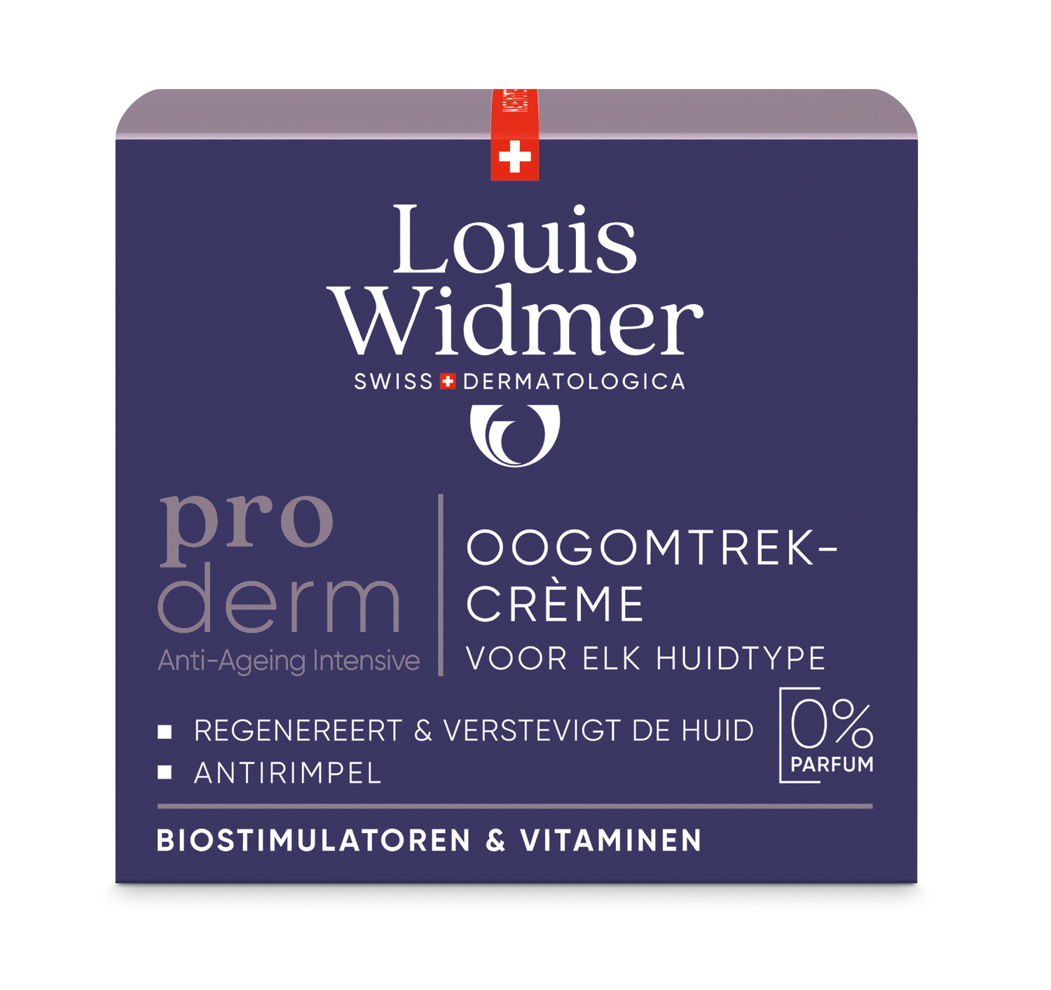 Louis Widmer Proderm Oogomtrekcrème zonder Parfum (30 ml)
