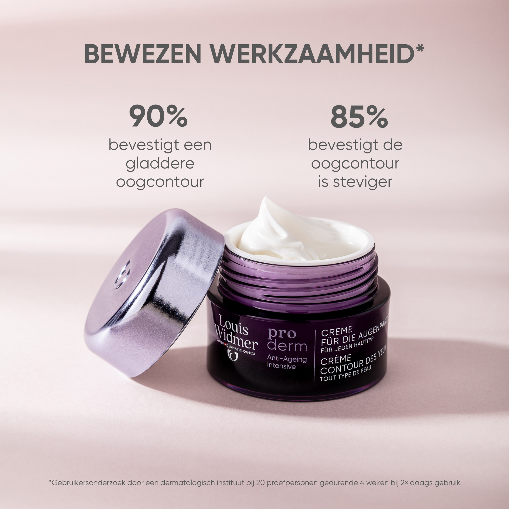 Louis Widmer Proderm Oogomtrekcrème zonder Parfum (30 ml) - image 3