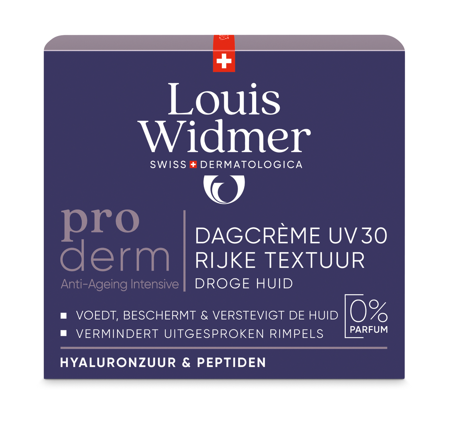 Louis Widmer Proderm Dagcrème Uv 30 Rijke Textuur zonder Parfum (50 ml)