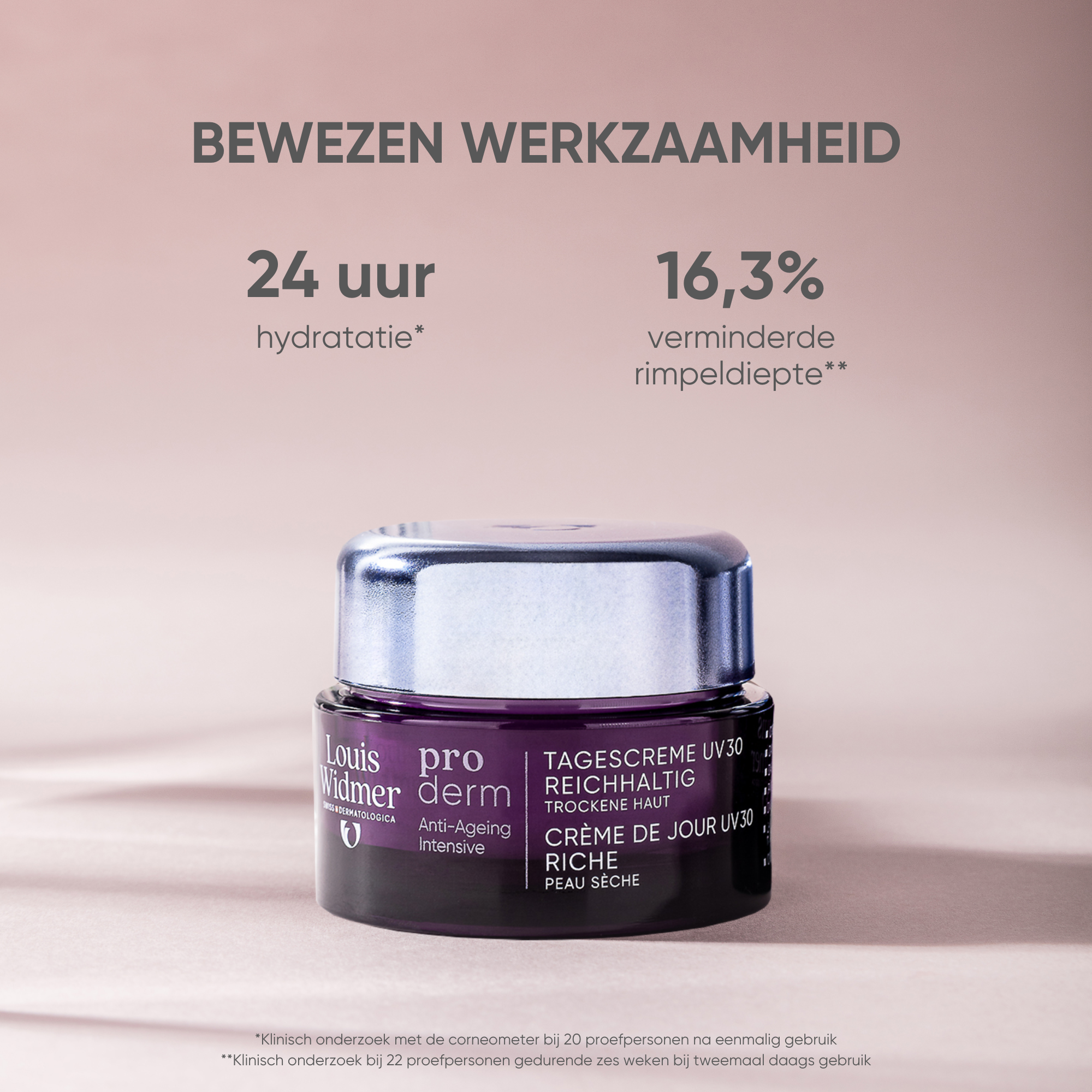 Louis Widmer Proderm Dagcrème Uv 30 Rijke Textuur zonder Parfum (50 ml) - image 3