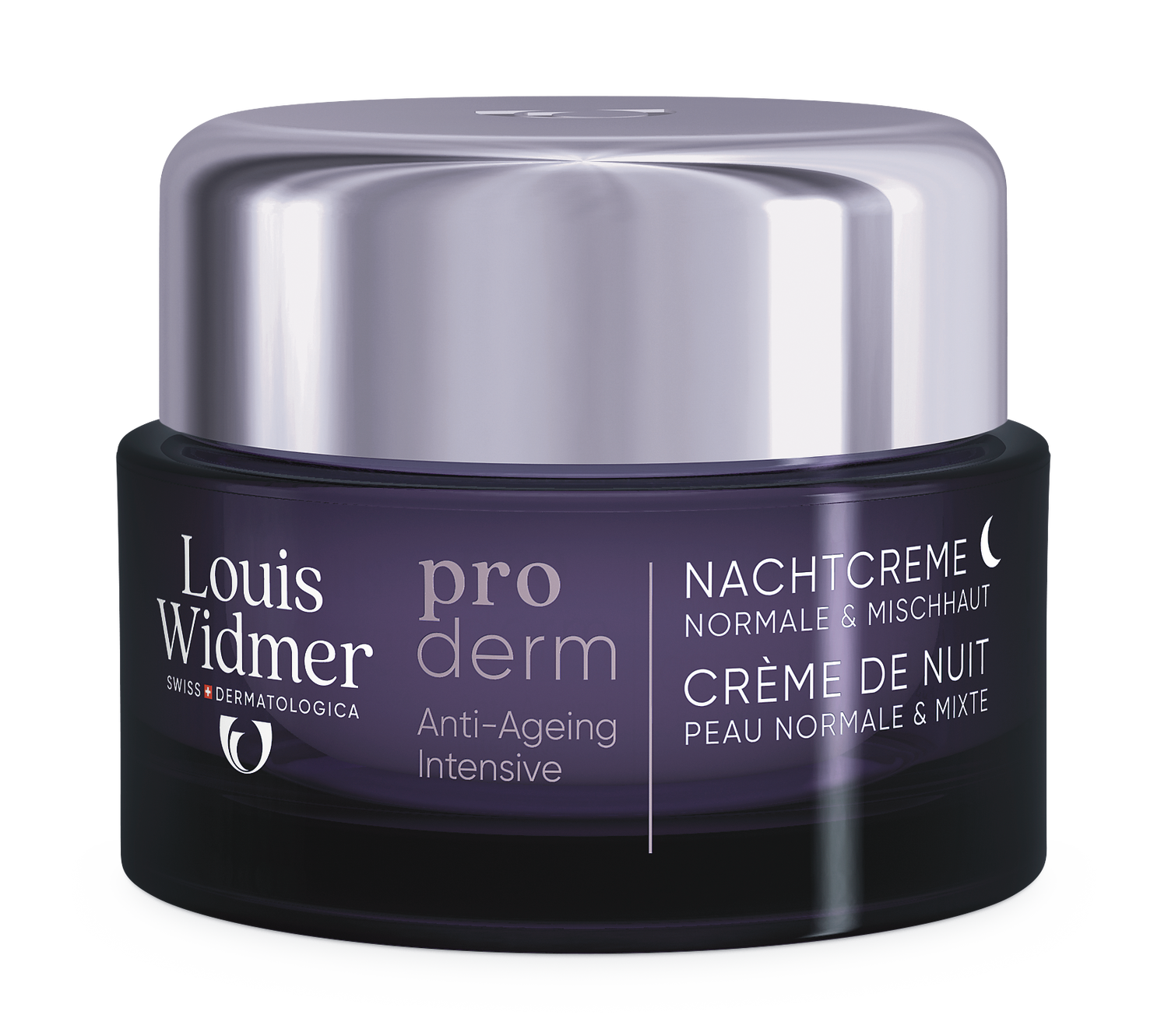 Louis Widmer Proderm Nachtcrème zonder Parfum (50 ml)