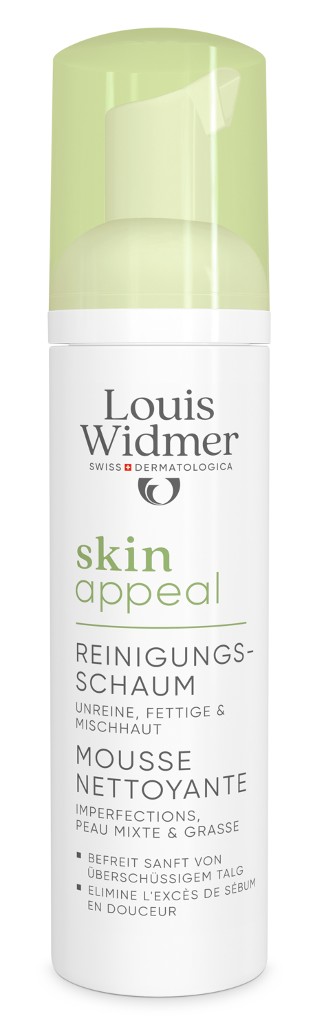Louis Widmer Skinappeal Reinigende Mousse zonder Parfum (150 ml)