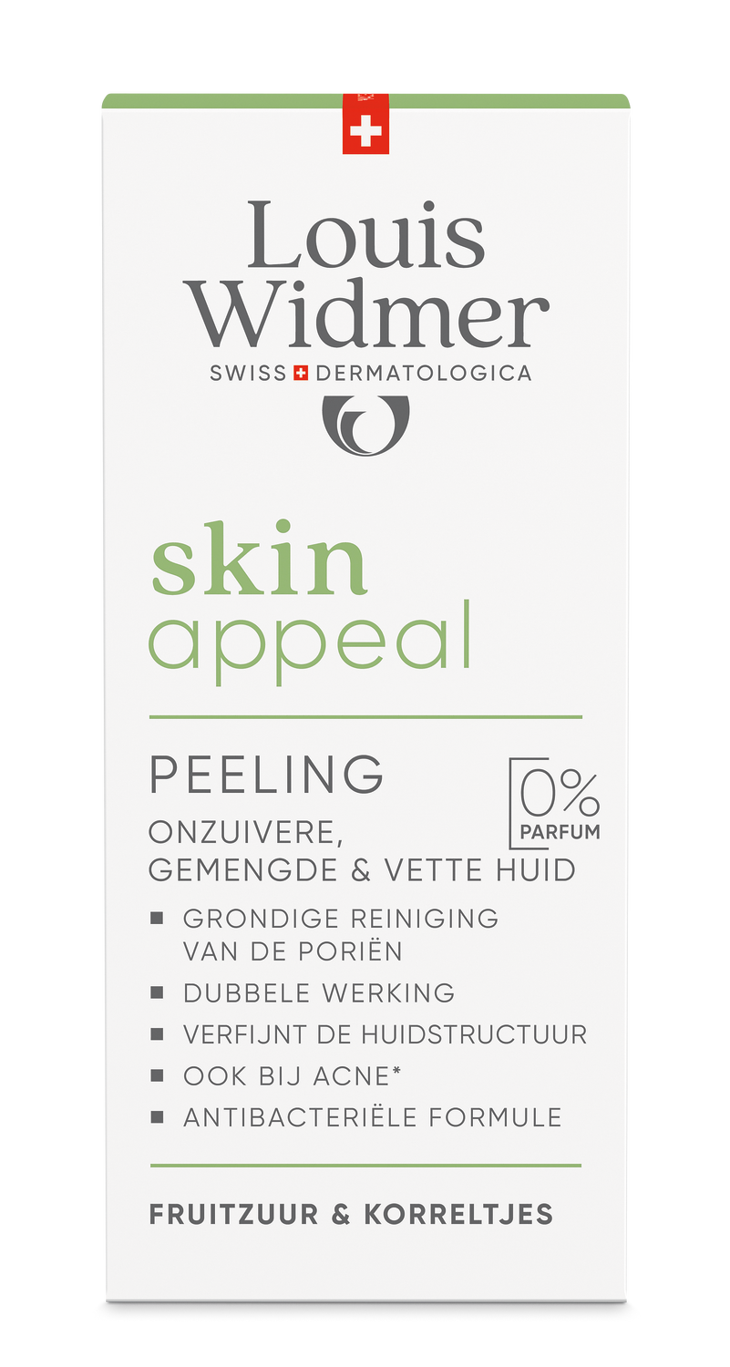 Louis Widmer Skinappeal Peeling zonder Parfum (50 ml)