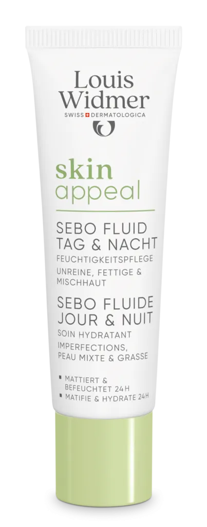 Louis Widmer Skinappeal Sebo Fluide Dag & Nacht zonder Parfum (30 ml)