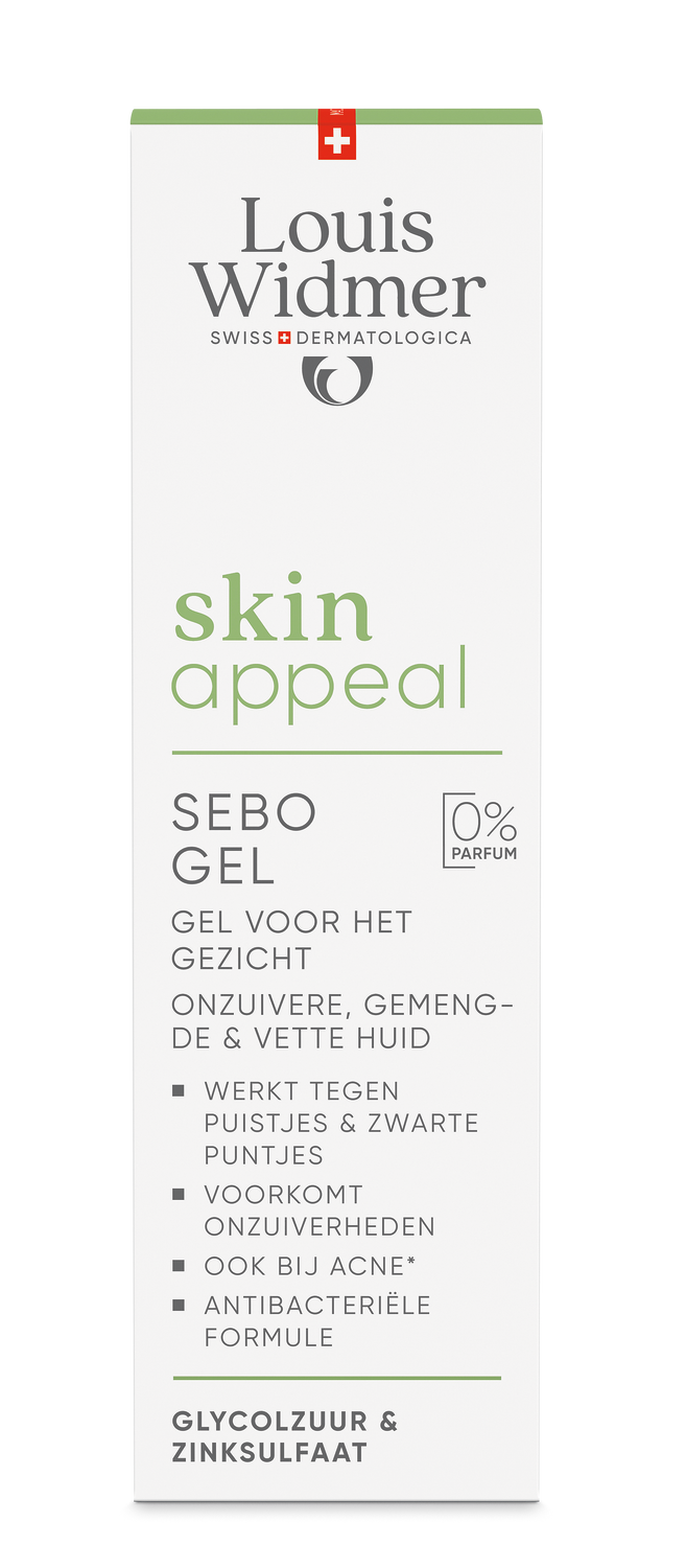 Louis Widmer Skinappeal Sebo Gel zonder Parfum (30 ml)