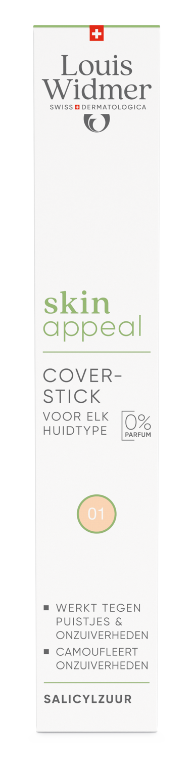 Louis Widmer Skinappeal Coverstick 01 zonder Parfum (0,25 gr)
