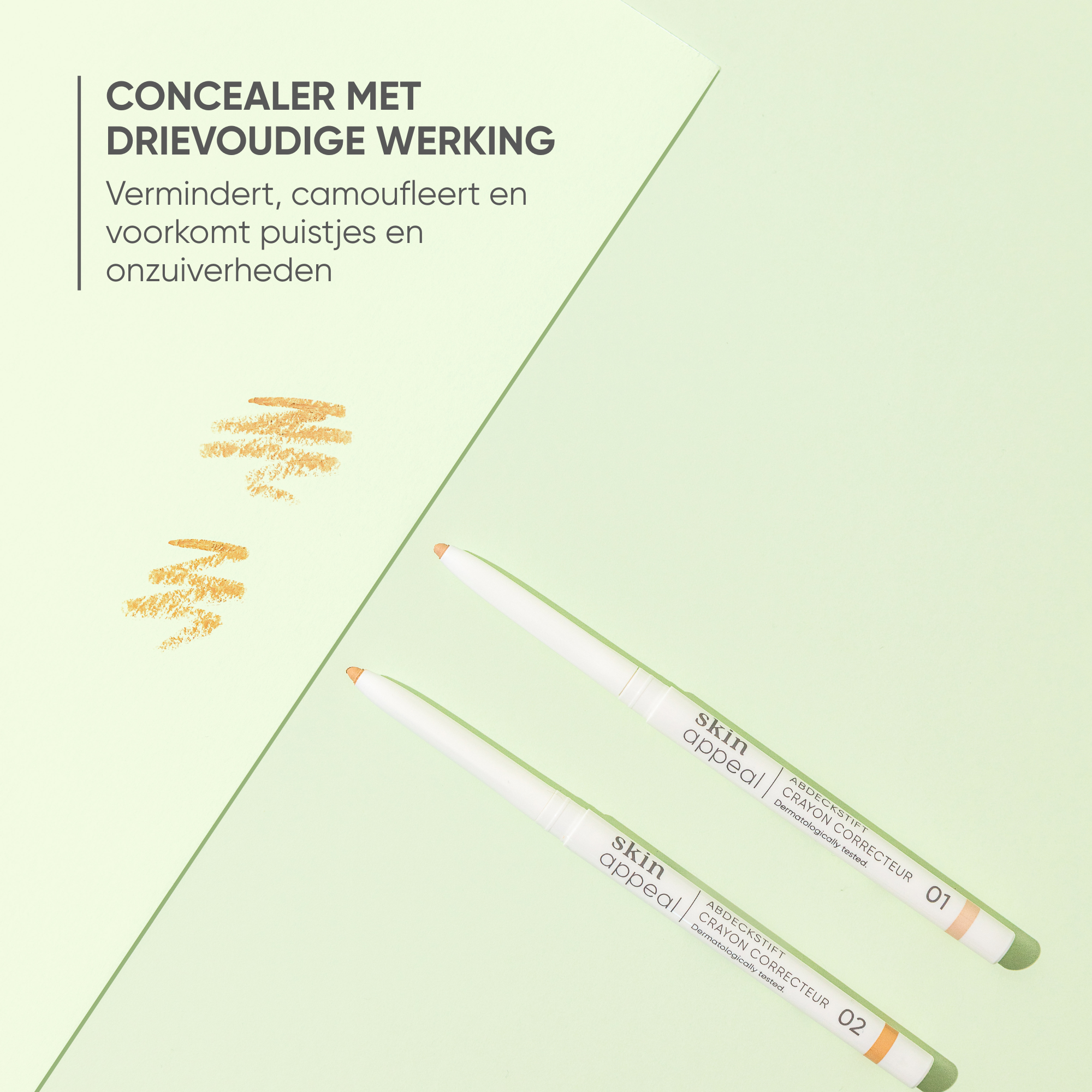Louis Widmer Skinappeal Coverstick 02 zonder Parfum (0,25 gr) - image 2