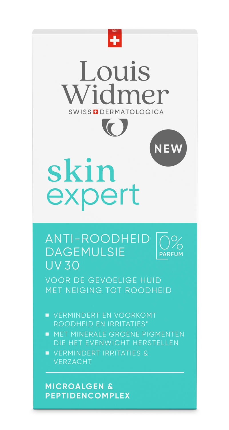 Louis Widmer Skinexpert Anti-roodheid Dagemulsie Uv 30 zonder Parfum (50 ml)