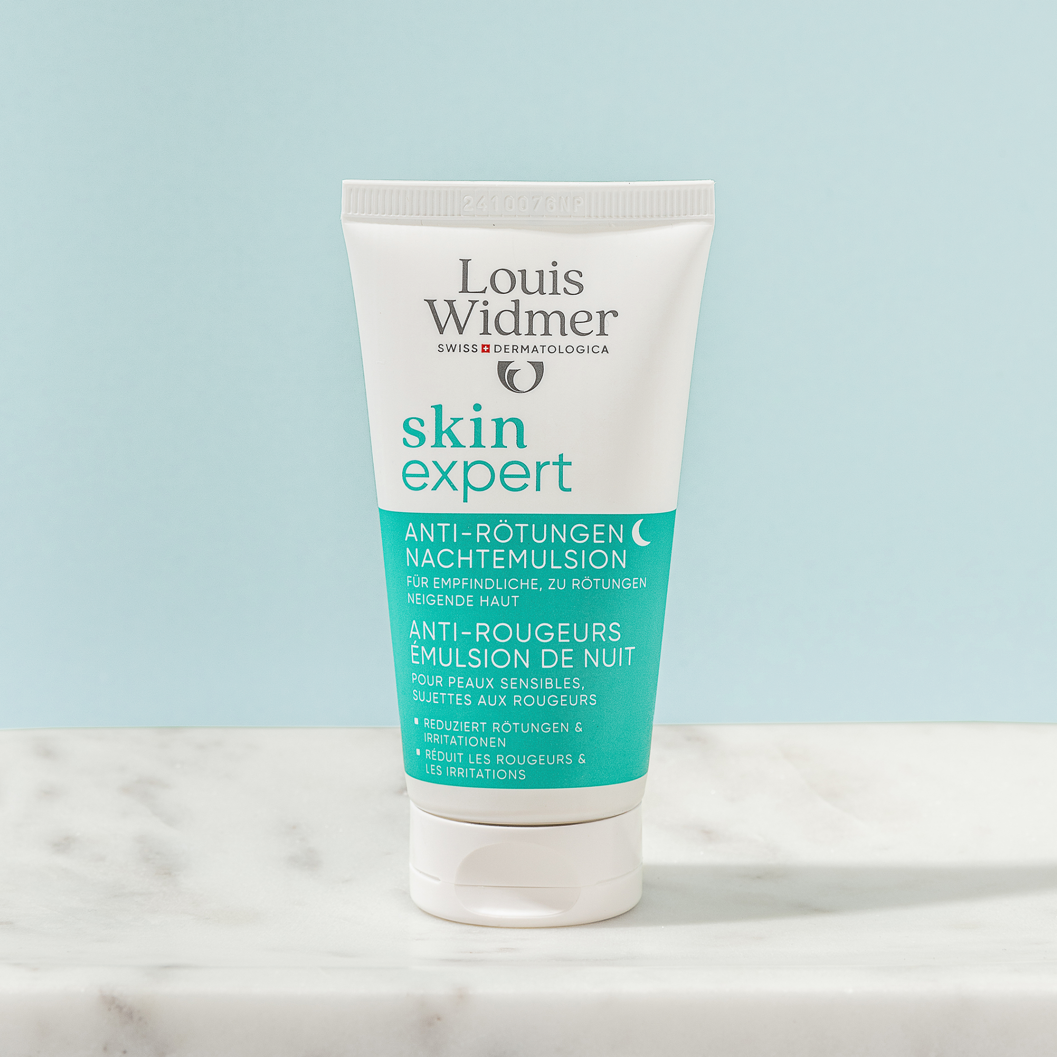 Louis Widmer Skinexpert Anti-roodheid Nachtemulsie zonder Parfum (50 ml) - image 2