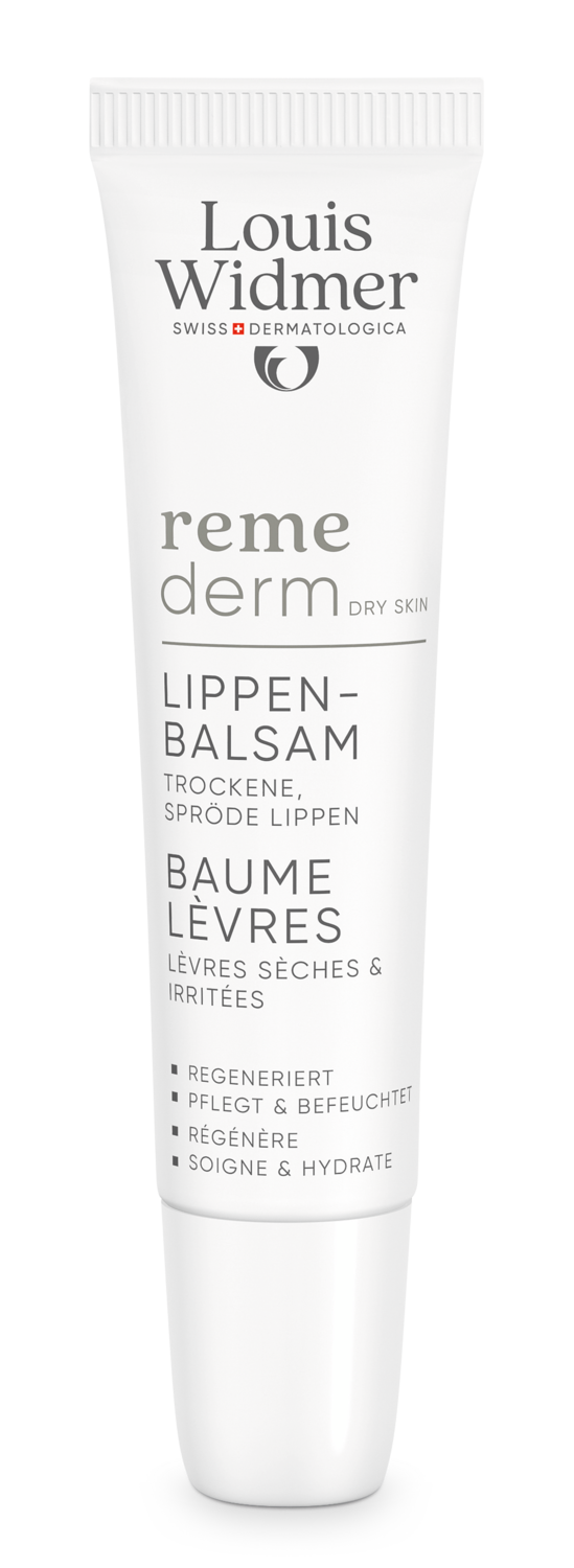 Louis Widmer Remederm Lippenbalsem zonder Parfum (15 ml)